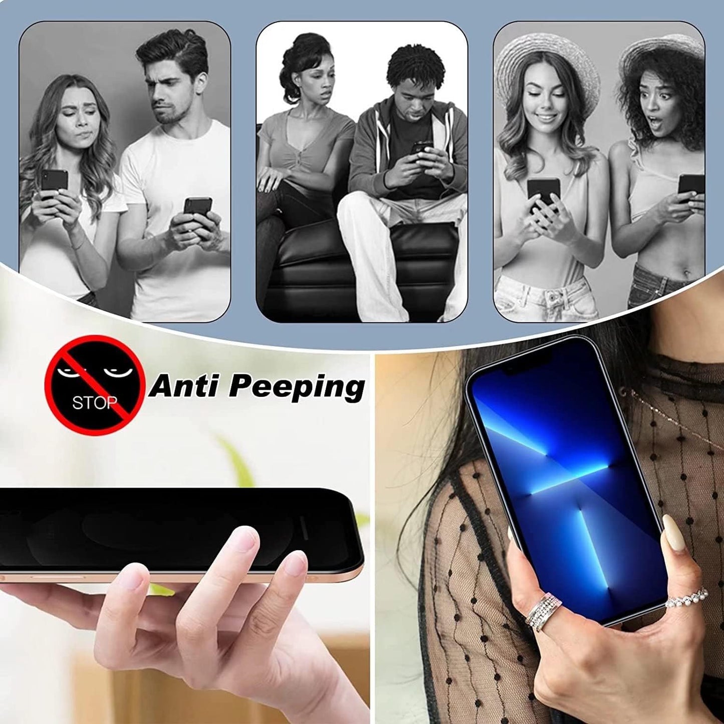 Exclusive Privacy Magnetic Glass Phone Case With 360° Protection ( Google Pixel ) CASEGRAMS