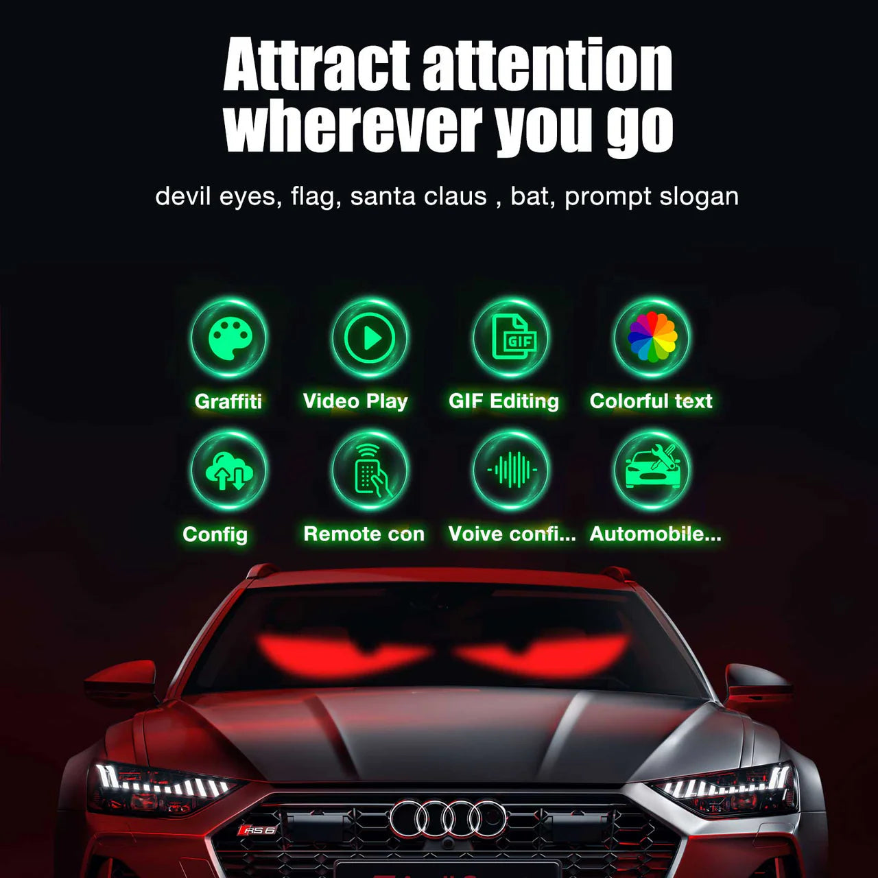 Vibrant LED Devil Eyes Light