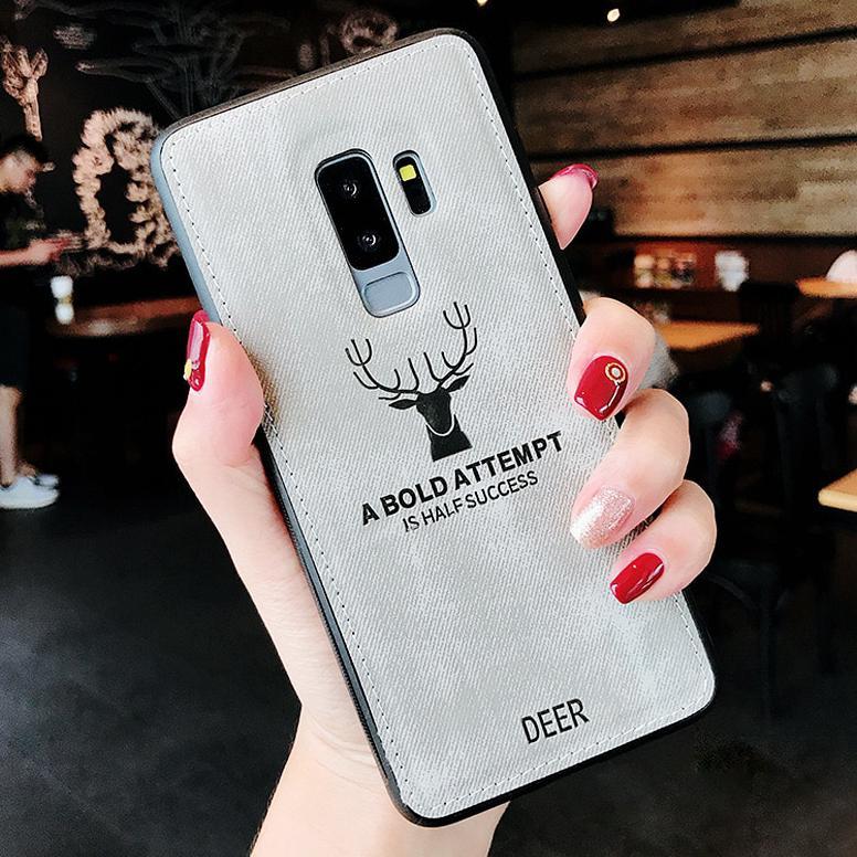 Galaxy S9 Deer Pattern Inspirational Soft Case casemarts