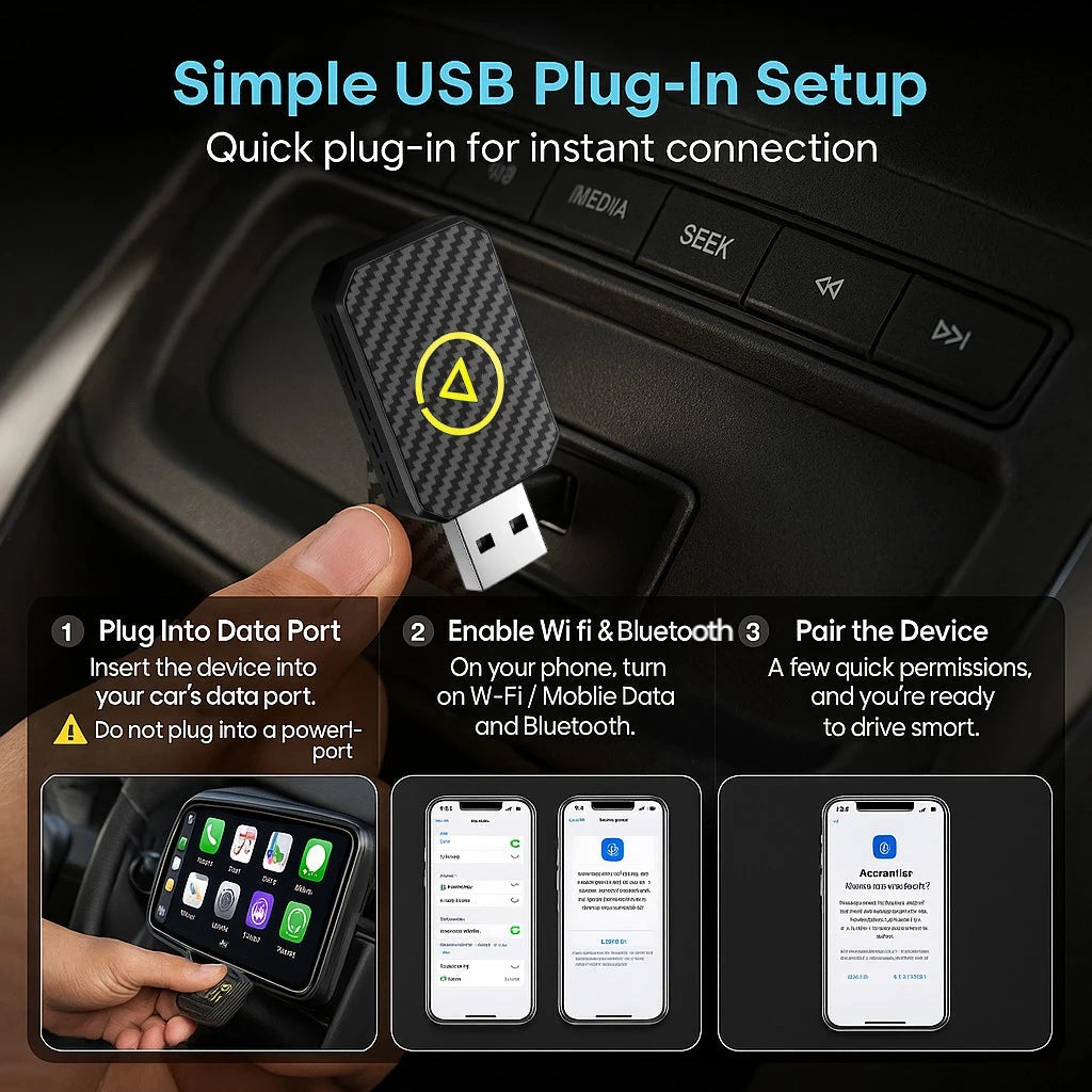 Wireless Carplay & Android Auto Adaptor