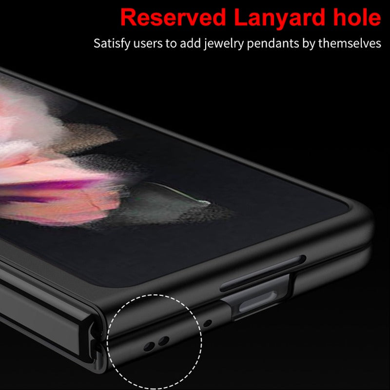 Galaxy Z Fold3 Ultra Thin Hybrid Striped Matte Shell Case casemarts