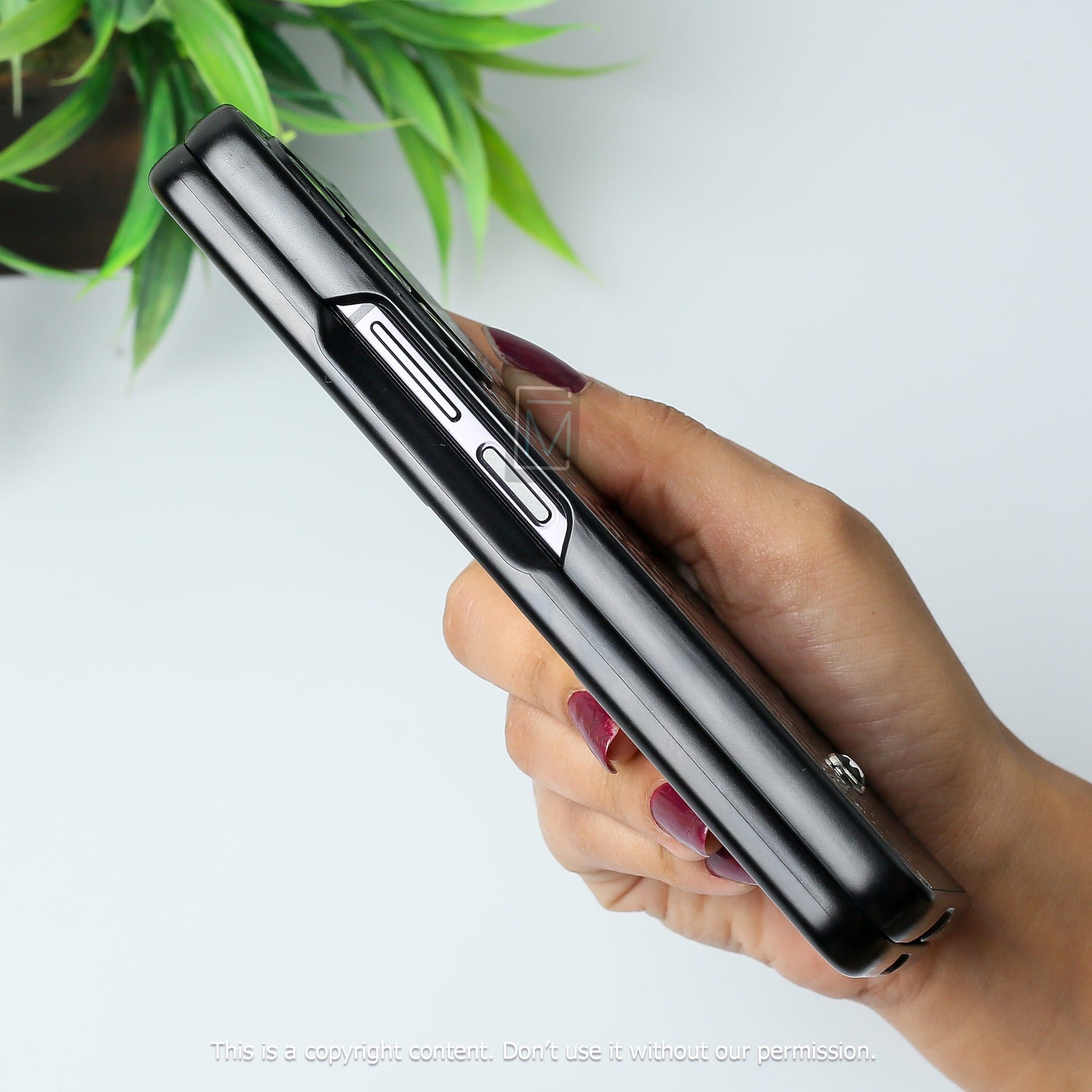 Galaxy Z Fold5 Crocodile Pattern Genuine Leather Case casemarts