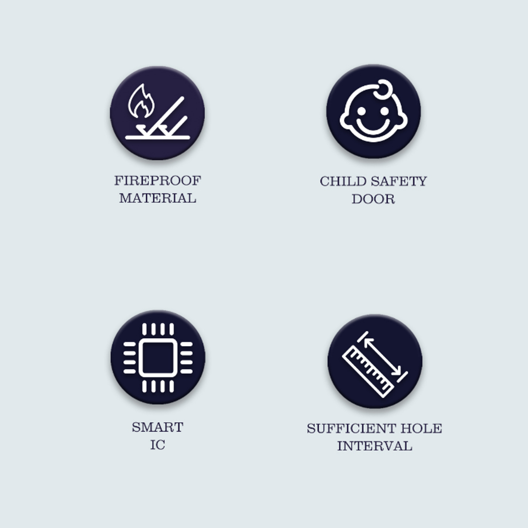 LDNIO - Universal Power Socket With Night Lamp casemarts