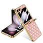 Galaxy Z Flip5 Elegant Leather Ring Support Case casemarts