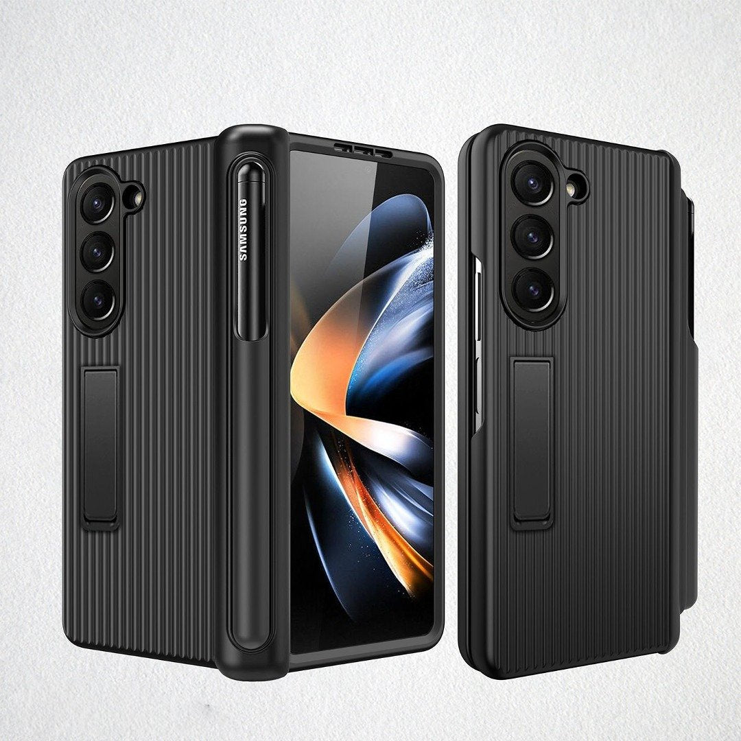 Galaxy Z Fold5 Elegant Hinged Case With Kickstand casemarts