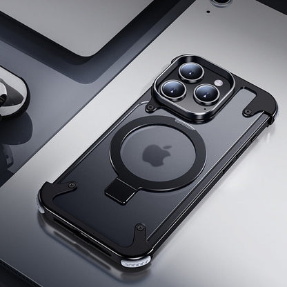 Frosted Anti-Fall Magsafe Ring Stand Case - iPhone casemarts