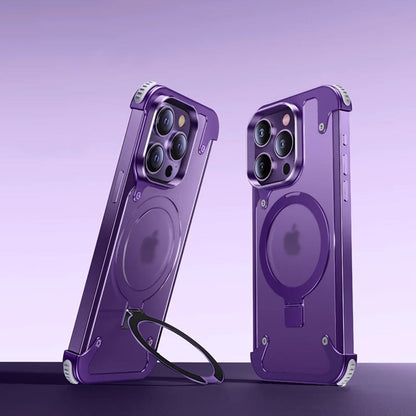 Frosted Anti-Fall Magsafe Ring Stand Case - iPhone casemarts