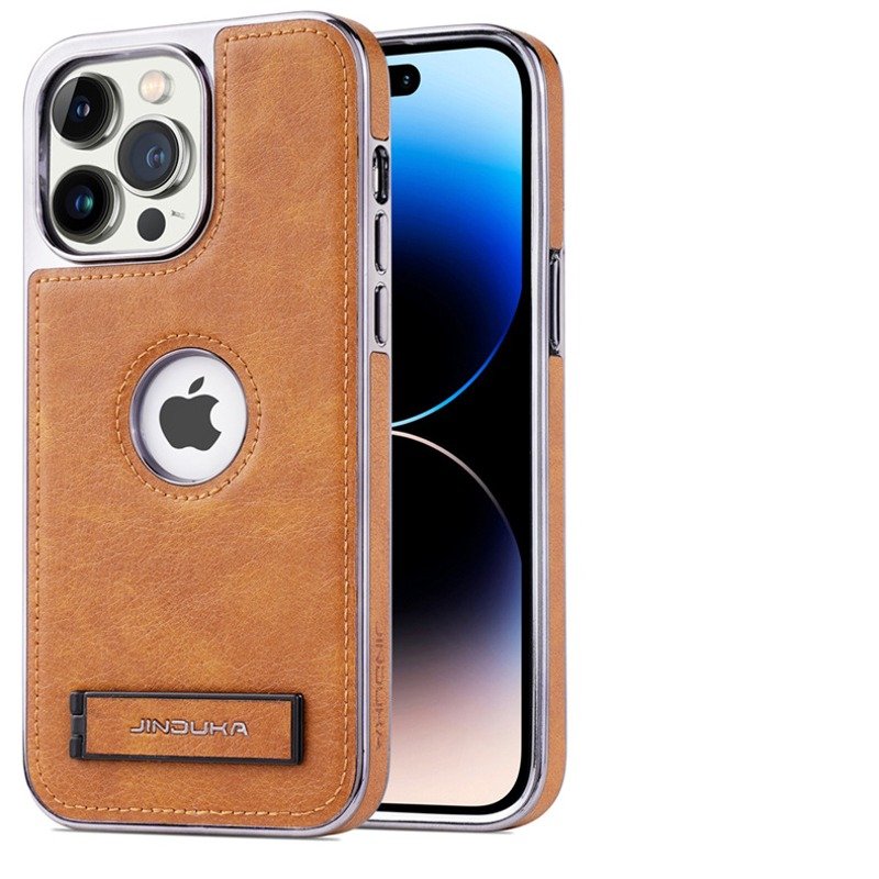 Genuine Leather Bracket Holder Case - iPhone casemarts