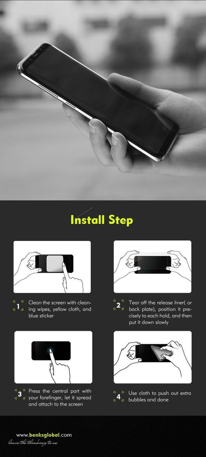 Galaxy S8/S8 Plus Original 4D Curved Tempered Glass casemarts