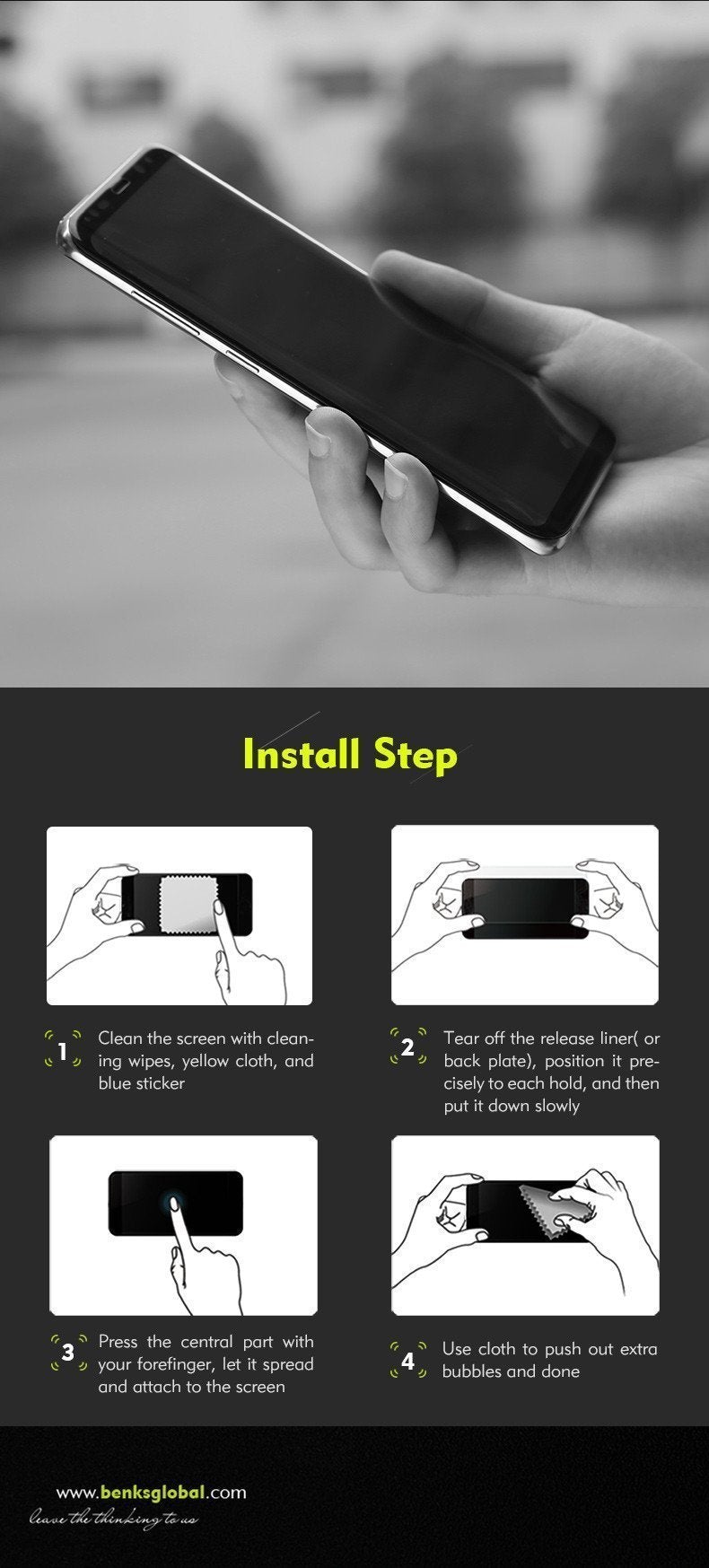 Galaxy S8 Plus Original 4D Curved Tempered Glass casemarts