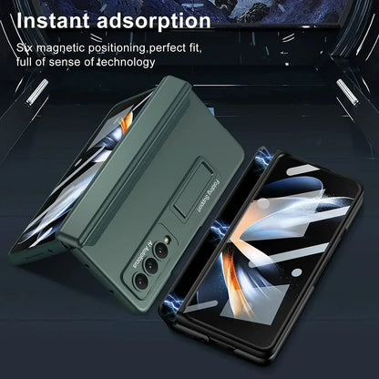 Galaxy Z Fold Series Bumper Protection Case With Kickstand casemarts
