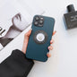 Luxury Leather Matte Case for iPhone pipi