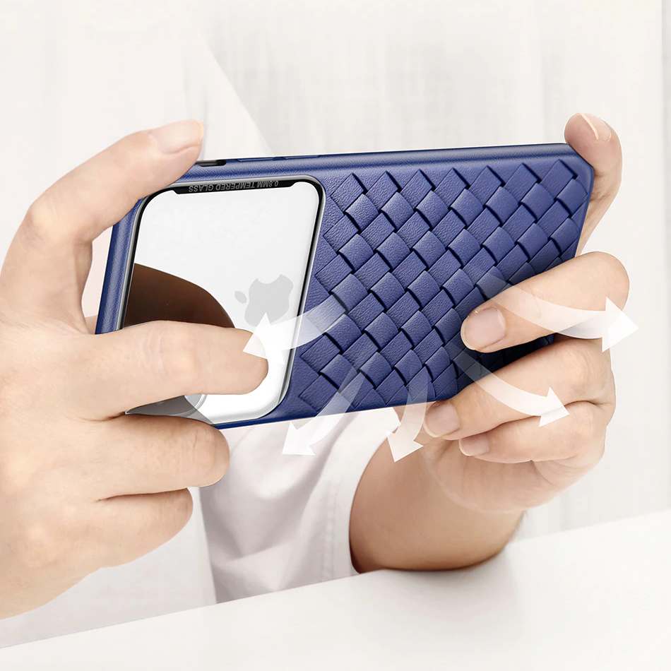 Baseus ® iPhone XS Max Cross Knit Clear Window Case casemarts