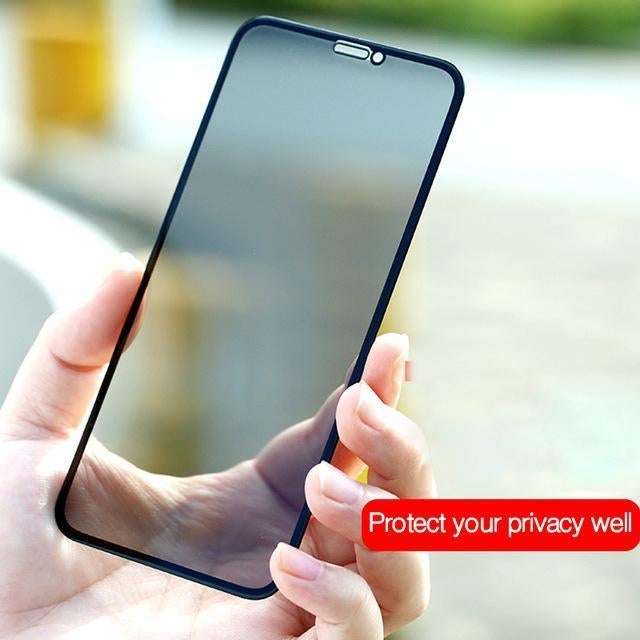 Baseus ® iPhone XS Max Privacy Tempered Glass [ Anti- Spy Glass] casemarts