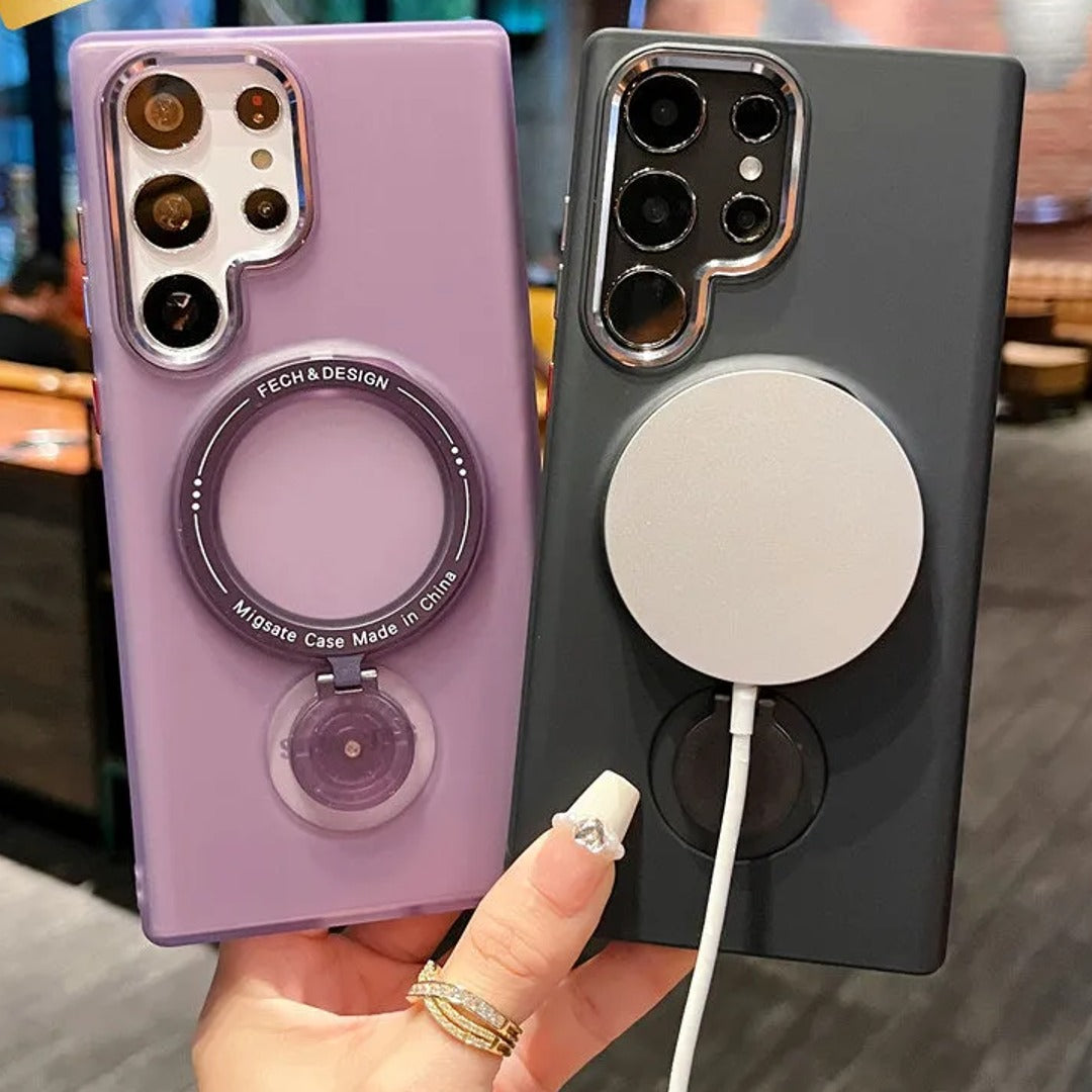 Galaxy S23 Ultra Anti Fall Magnetic Kickstand Magsafe Case casemarts