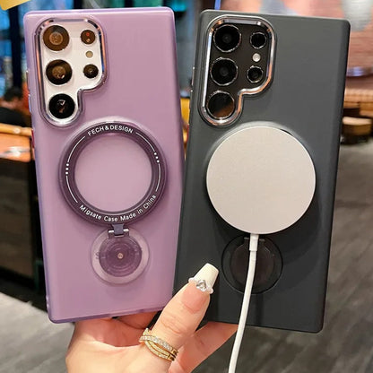 Galaxy S23 Ultra Anti Fall Magnetic Kickstand Magsafe Case casemarts