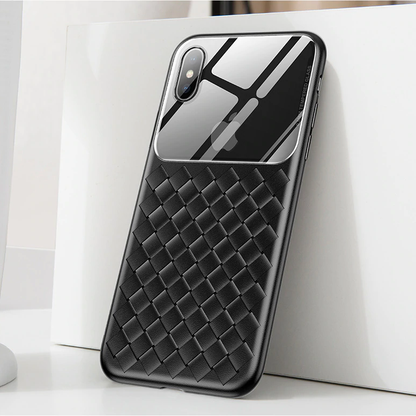 Baseus ® iPhone XS Cross Knit Clear Window Case casemarts