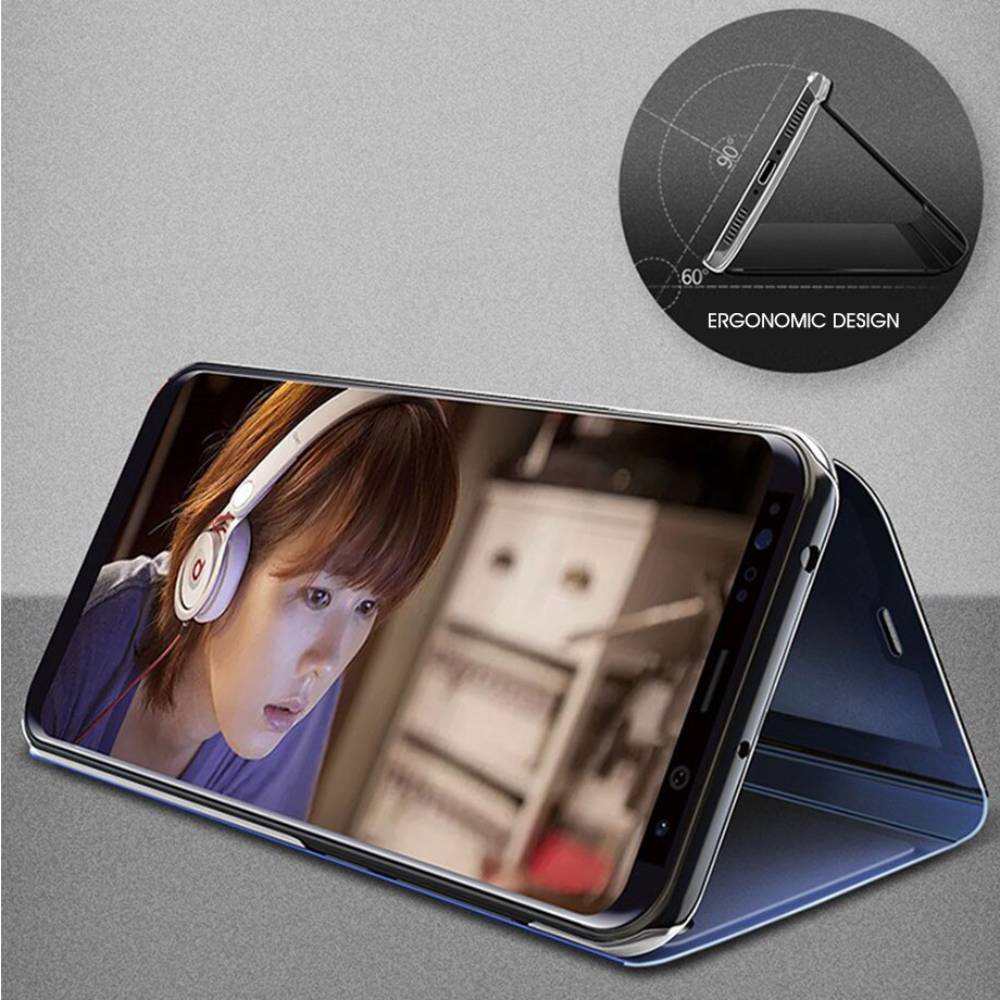 Galaxy S20 Ultra Mirror Clear View Flip Case [Non Sensor Working] casemarts