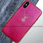iPhone XS Max Sparkling Deer Pattern Soft Edge Case casemarts