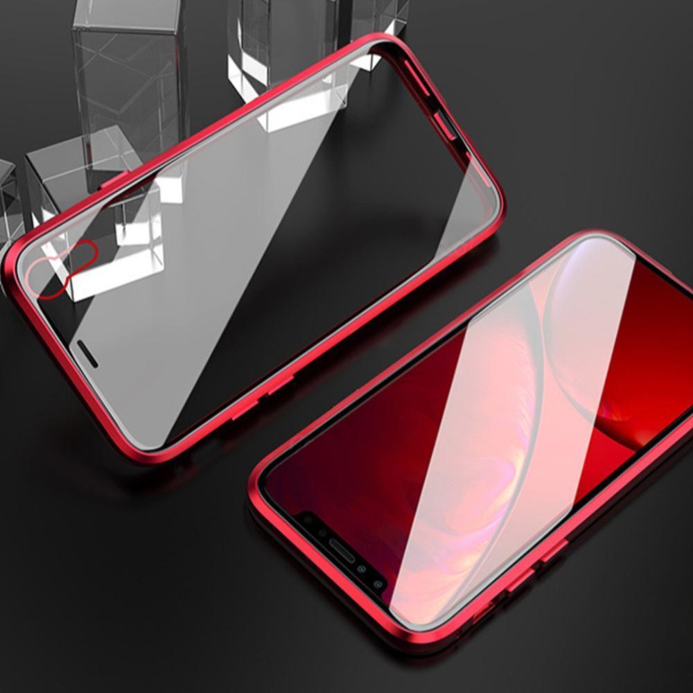 iPhone XR Electronic Auto-Fit (Front+ Back) Glass Magnetic Case casemarts