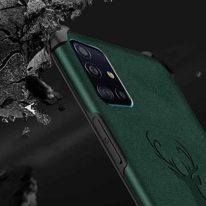 Galaxy M31s Shockproof Deer Leather Texture Case casemarts