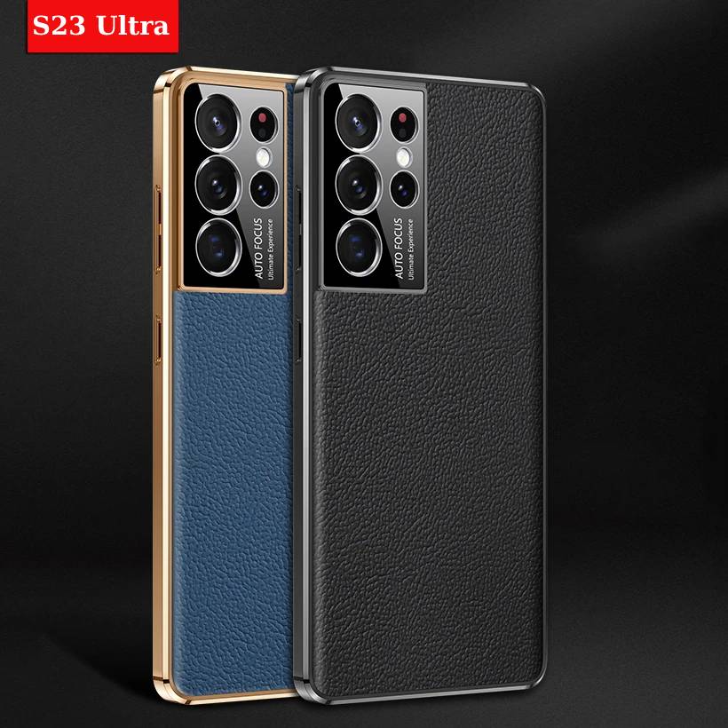 Luxury Leather Electroplate Frame Case casemarts