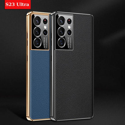 Luxury Leather Electroplate Frame Case casemarts