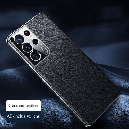 Luxury Leather Electroplate Frame Case casemarts