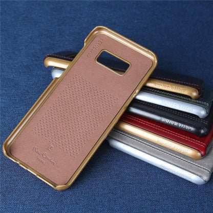 Galaxy S8 Plus Pierre Cardin Genuine Leather Case casemarts