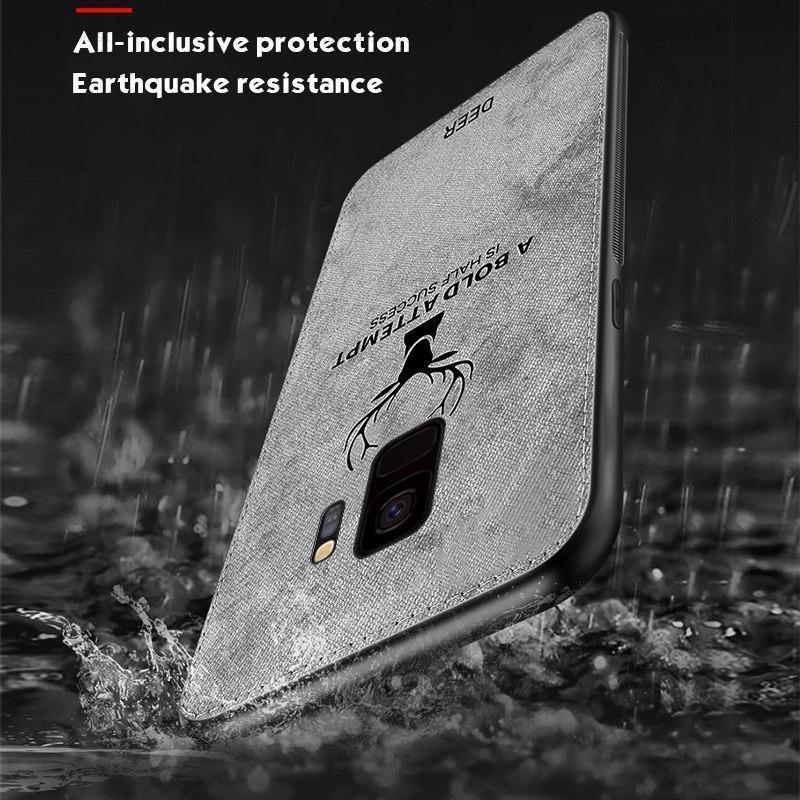 Galaxy S9 Deer Pattern Inspirational Soft Case casemarts