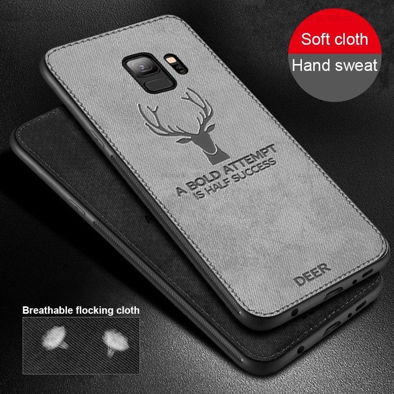 Galaxy S9 Deer Pattern Inspirational Soft Case casemarts