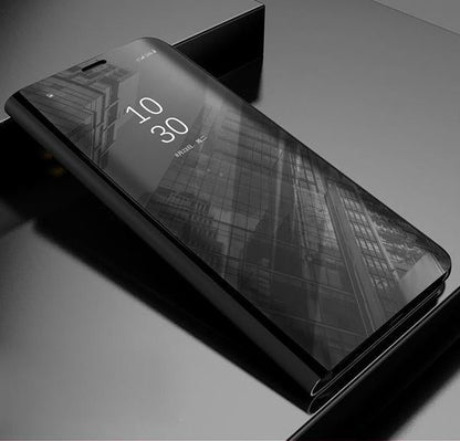 Galaxy S8 Plus Mirror Clear View Flip Cover [Non Sensor Working] casemarts