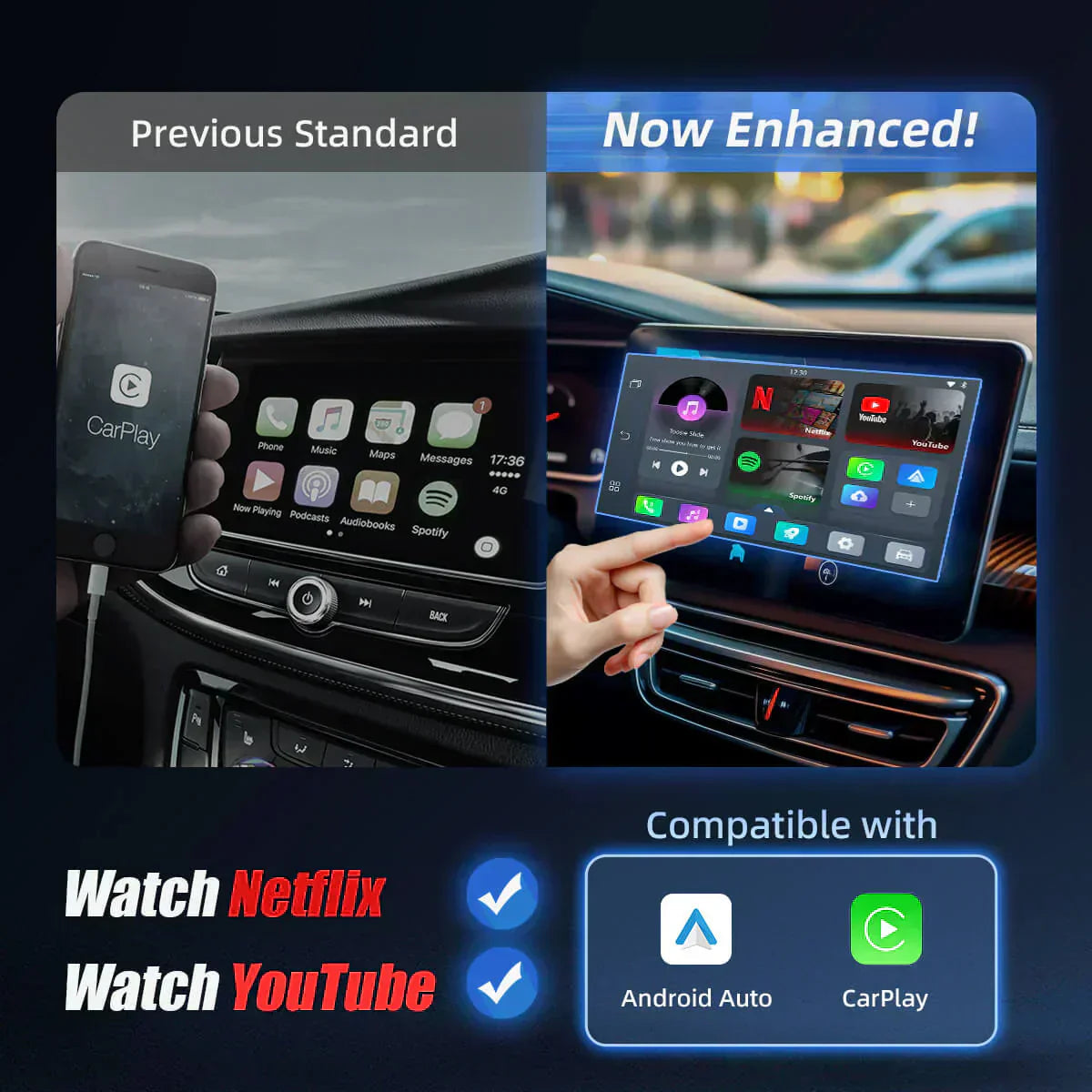 Carlinkit Tbox Max Android Wireless Carplay Multimedia Video Box