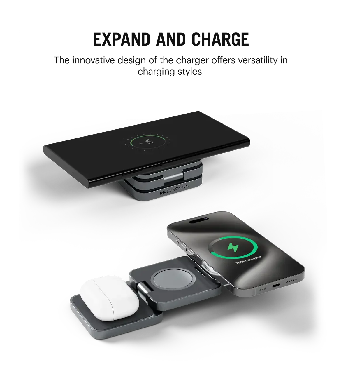 Magnetic MagSafe Wireless Charger 3-In-1 Urban Covers