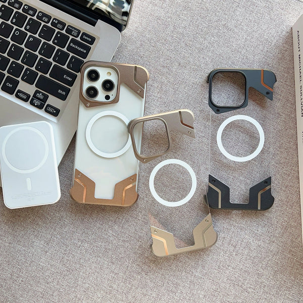 Corner Metal Case For iPhone