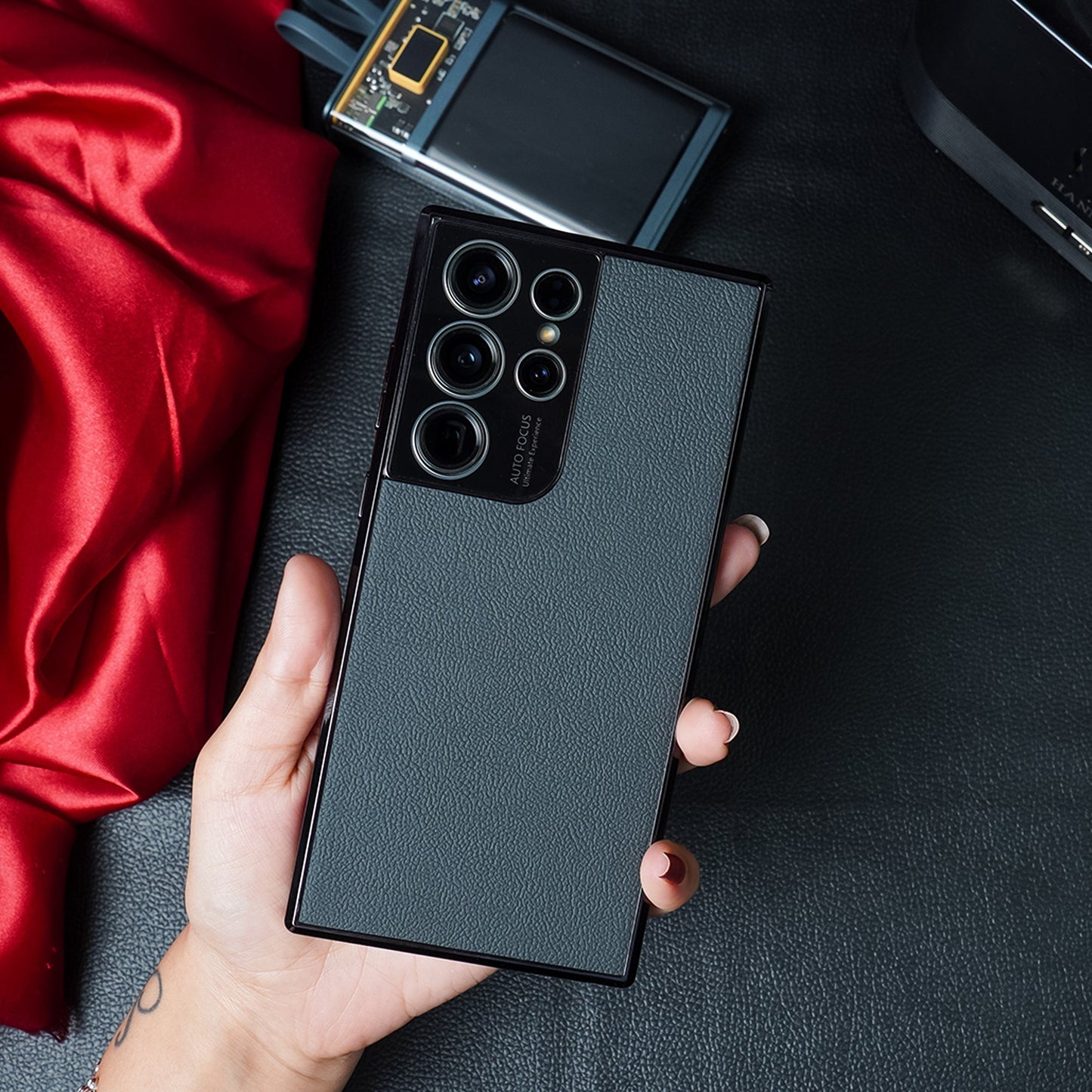 Luxury Leather Electroplate Frame Case casemarts