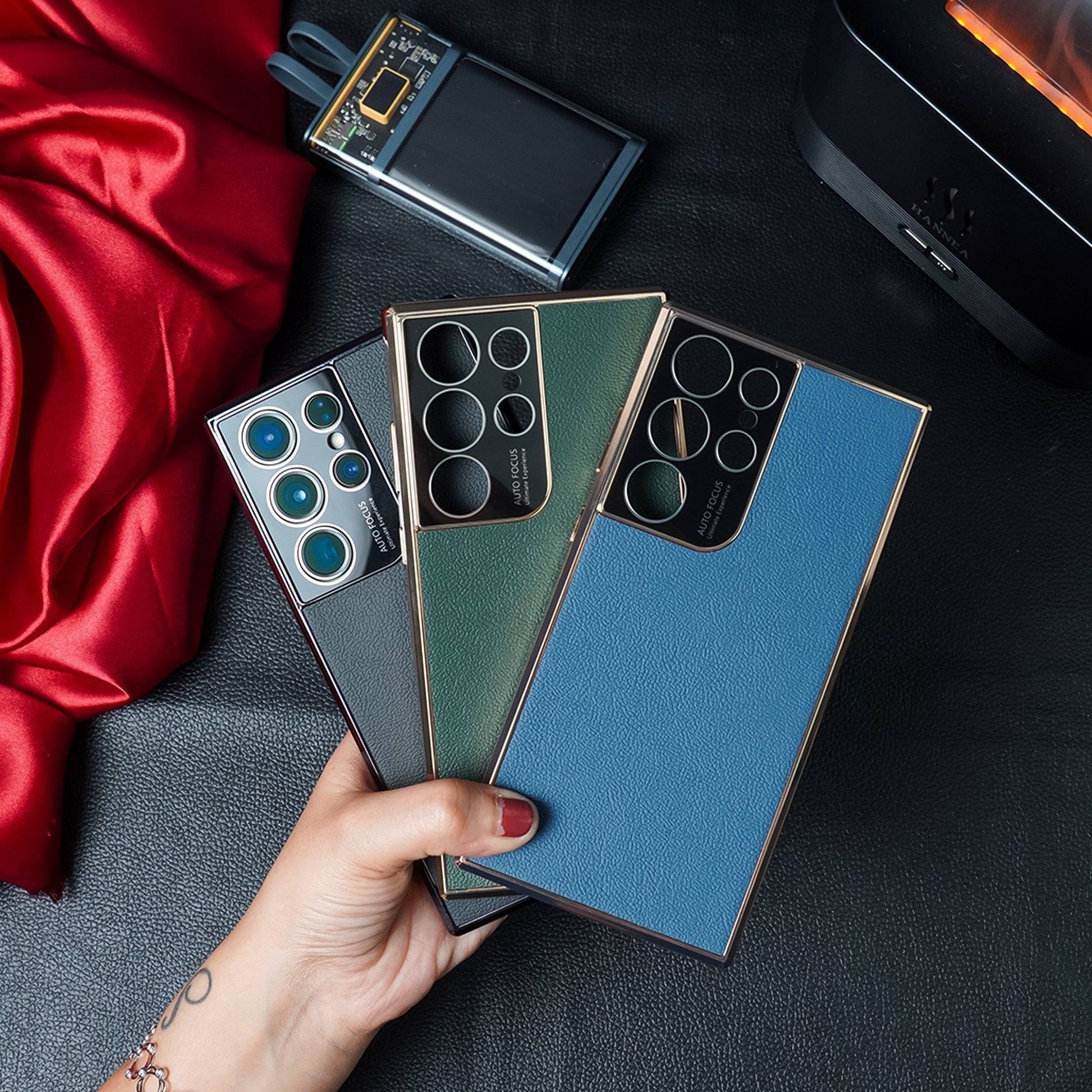 Luxury Leather Electroplate Frame Case casemarts