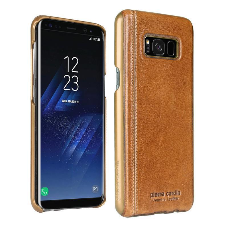 Galaxy S8 Plus Pierre Cardin Genuine Leather Case casemarts