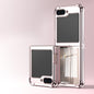 Galaxy Z Flip5 Elegant Plating Shockproof Frame Case casemarts