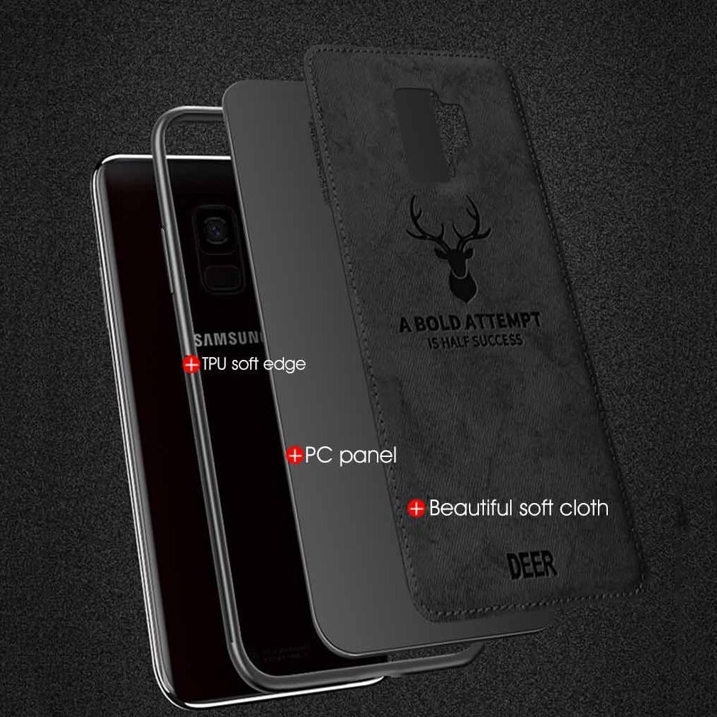 Galaxy S9 Deer Pattern Inspirational Soft Case casemarts