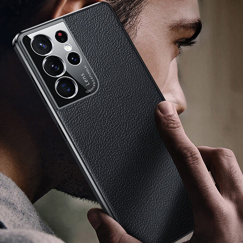 Luxury Leather Electroplate Frame Case casemarts