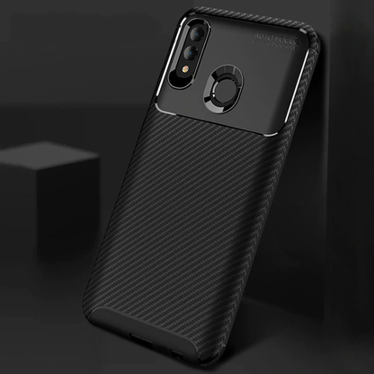 Galaxy A30 Frosted Carbon Fiber Shockproof Soft Case casemarts