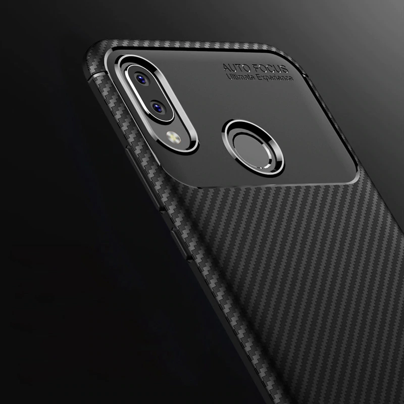 Galaxy A20 Frosted Carbon Fiber Shockproof Soft Case casemarts