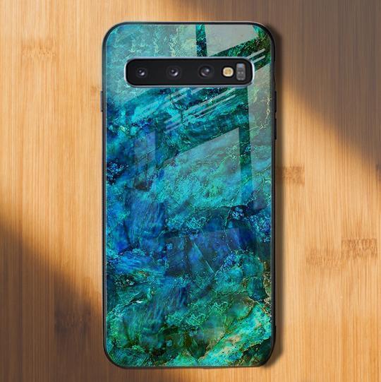 Galaxy S10 Classic Nature Elemental Textured Marble Case casemarts