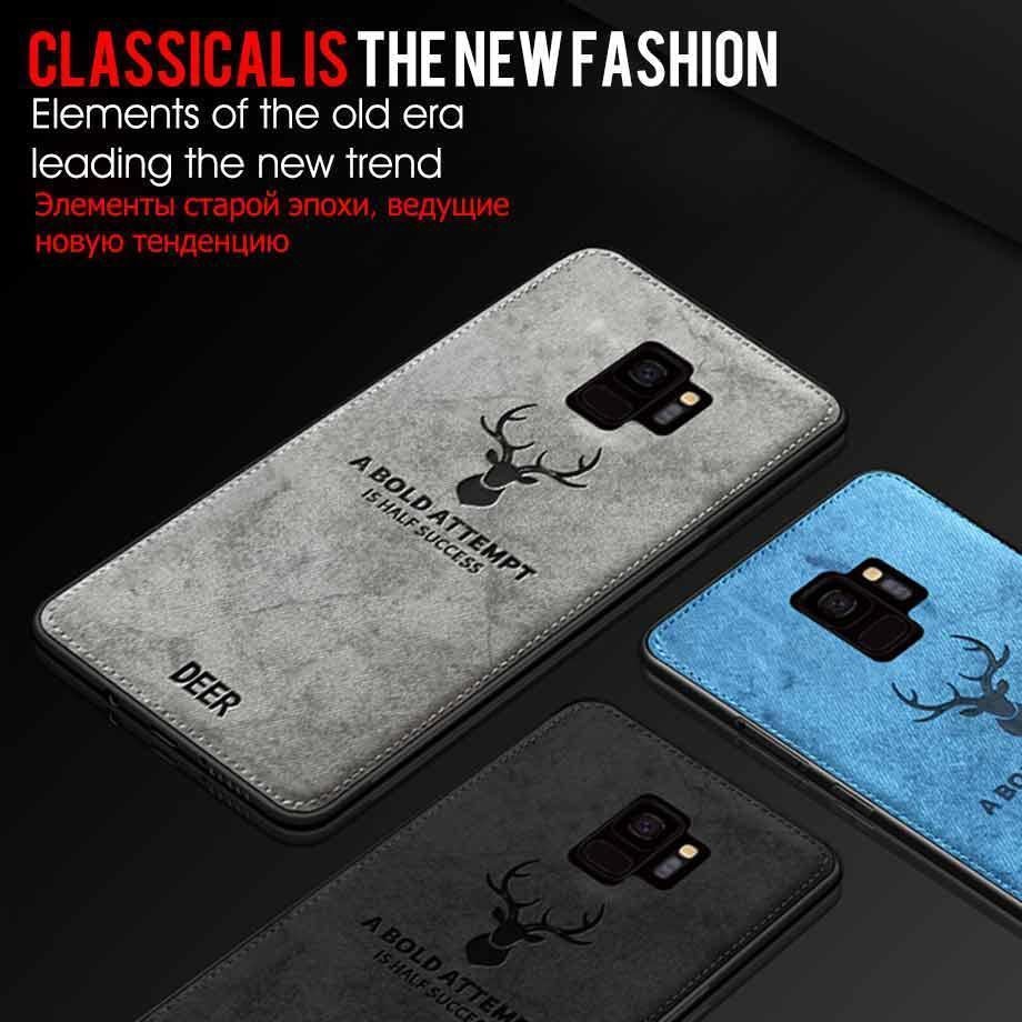 Galaxy S9 Deer Pattern Inspirational Soft Case casemarts
