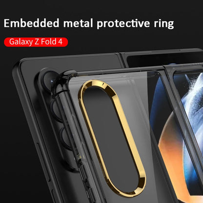 Galaxy Z Fold4 CrystalMag Embedded Metal Ring Case casemarts