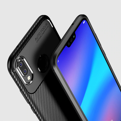 Galaxy A30 Frosted Carbon Fiber Shockproof Soft Case casemarts