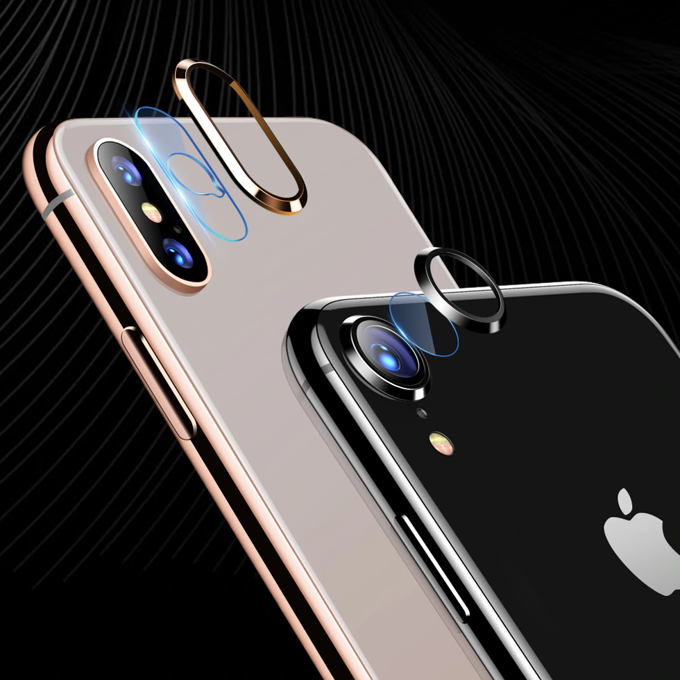 TOTU ® iPhone XR Camera Lens Glass Protector and Ring casemarts