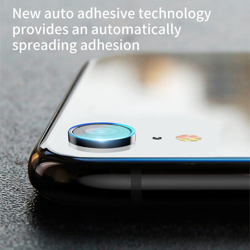 TOTU ® iPhone XR Camera Lens Glass Protector and Ring casemarts