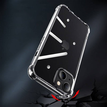 iPhone 14 Pro Max Anti-Knock TPU Transparent Case casemarts